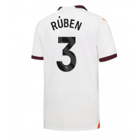 Manchester City Ruben Dias #3 Bortatröja 2023-24 Korta ärmar